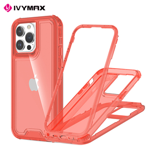 IVYMAX commerce extérieur personnaliser PC + TPU couverture de téléphone <span class=keywords><strong>coque</strong></span> de Protection dure couverture de téléphone 3 en 1 étui de téléphone portable - Product Image 3