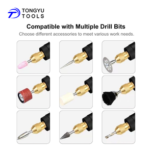 Furadeira Elétrica <span class=keywords><strong>Mini</strong></span> 12V com Mandril de 0.3-4mm, Ferramenta Rotativa Portátil com Velocidade Variável para Gravação DIY - Product Image 6