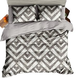 Juego de cama con dibujos animados para el hogar y Hotel, ropa de cama de algodón suave y cómoda, con estampado Animal, cuatro piezas - Product Image 1