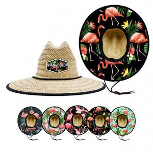 Sombrero Panamá de Ala Ancha Miami Long Beach, Estilo Informal para Pesca y Viajes, Unisex - Product Image 6
