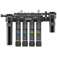 Filtre purificateur à grand débit avec filtration ultra-fine en fibre de carbone pour usage commercial, anti-calcaire