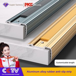 Piezas de escalera de aleación de aluminio de diseño moderno, tira antideslizante en forma de L, protector de esquina anticolisión en forma de 7 <span class=keywords><strong>para</strong></span> escalón de Metal de seguridad - Product Image 2