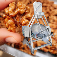 Sucre Miel Noix Glacées Noix Cacahuètes Noix Ligne de production Machine à caraméliser Noix Cacahuètes Noix