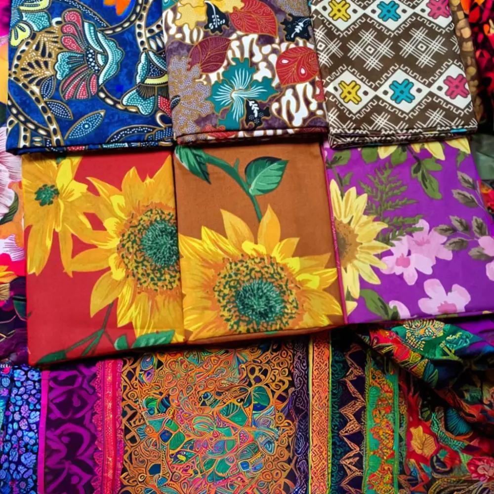 Mejor Precio de fábrica sarong pareo tela gran oferta tailandés tradicional tela batik Indonesia sarong batik