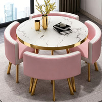 Table basse de salon moderne en MDF imitation pierre, avec plateau et piétement métalliques, et assise et dossier en cuir – Vente directe usine