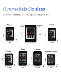 Sistema de Monitoreo de Presión de Neumáticos en Oferta, Sensores Externos Inalámbricos para Automóviles Toyota, Mazda, Nissan, Honda, TPMS - Product Image 5
