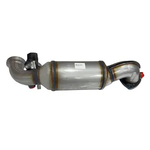 Nuevo tubo de escape deportivo de motocicleta de titanio 2 en 1 duradero de alto flujo para Piezas de motocicleta