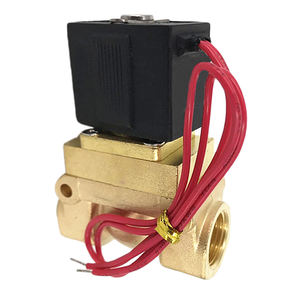 5404 Serie 1/4'' 3/8'' 1/<span class=keywords><strong>2</strong></span>'' 3/4'' 1'' Hoge Druk Hoge Temperatuur Messing <span class=keywords><strong>2</strong></span>-weg Normaal Gesloten Zuiger Solenoid Klep 24V 220 - Product Image 2