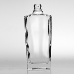 Botella de Licor de Vidrio Plano de Alta Calidad Personalizada al por Mayor, 200ml, 300ml, 500ml, 750ml, 1000ml, para Whisky, <span class=keywords><strong>Bourbon</strong></span>, Ginebra - Product Image 6