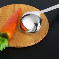 Set Peralatan Dapur Baja Tahan Karat yang Tahan Lama Desain Terpadu Tempat Peralatan Memasak Aman untuk Mesin Pencuci Piring Sendok dan Sop