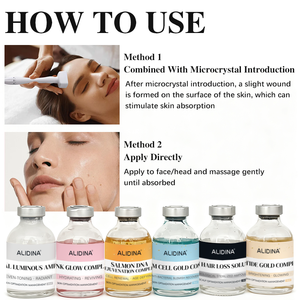 Hialuronato DE SODIO, suero de ampolla de Colágeno Hidrolizado de ADN de salmón para el cuidado de la piel hidratante Facial, suero de solución antipérdida de cabello - Product Image 6