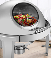 Goldener Hochzeits-Edelstahl-Hydraulik-Speisenwärmer für Buffets in Hotels und Restaurants