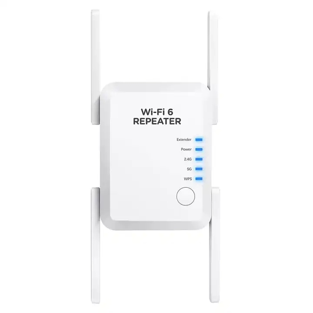 Wall Socket AC1200 Range Wireless Signal Repeater Booster Wifi 6 Extender Router