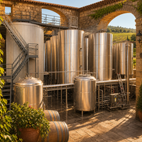 Cuve de fermentation de bière Tonsen 30T, 30000L, en acier inoxydable SUS304, fermentateur conique à double enveloppe pour brasserie industrielle