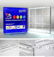 Support d'affichage portable en tissu sur mesure SEG POP-UP avec éclairage LED