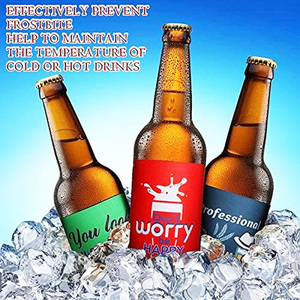 Divertida Funda Enfriadora <span class=keywords><strong>de</strong></span> Latas <span class=keywords><strong>de</strong></span> Cerveza, Duradera, Ecológica, Impermeable, <span class=keywords><strong>de</strong></span> Neopreno Aislante con Cierre <span class=keywords><strong>de</strong></span> Cremallera y Frases Humorísticas - Product Image 4