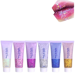 ซัพพลายเออร์ MLM รับทำโลโก้ตามสั่ง เจลกลิตเตอร์แต่งหน้าหน้าและผิวกาย ขนาด 50 มล. เนื้อเจลหนา หลอดหนา - Product Image 2