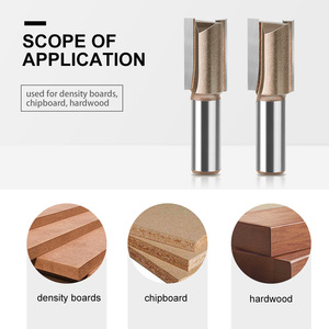 Carbide Blades Woodworking Straight <strong>Router</strong> <strong>Bits</strong> with 6mm 12mm Shank Wood Milling Cutter Furniture Engraving Carving Tools - Product Image 6