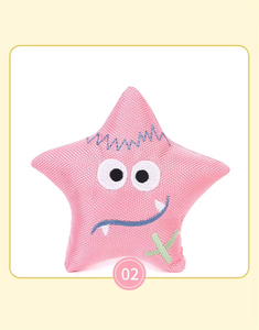 Jouets à mâcher durables pour chats et chiens, style étoile de mer, en tissu Oxford, jouets à mâcher qui couinent pour chiens - Product Image 1