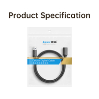 Cable de Datos USB 3.0 Jasoz, Trenzado en PVC, para Computadora, de 0.5m-3m, AM-AF, USB A Macho a Hembra