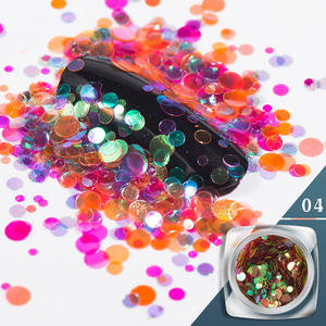 2024 Новое поступление, Лидер продаж, 12 видов цветов свободные блестки, Русалка, блестки, круглые блестки, блестки для дизайна ногтей, смешанные, украшения для ногтей, блестки - Product Image 4