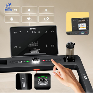 High Quality Home Use Electric Treadmill Motorized Foldable Steel <strong>Running</strong> <strong>Machine</strong> LED Screen Max User Weight 120kg Battery - Product Image 4