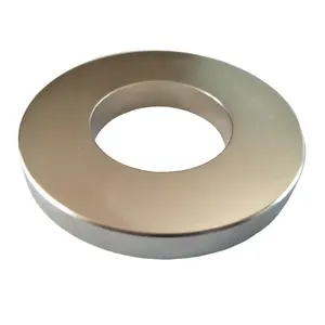 Krachtige Permanente Sterke Grote Grote Ndfeb Ring 100Mm N45 N52 Radiale Diametraal Gemagneodymium Ringmagneet 100X50X10