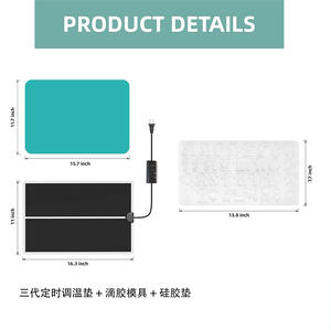 Termostato temporizzato da 20W tappetino termico per animali domestici <span class=keywords><strong>PET</strong></span> e rettili PCB PCB con opzioni di temporizzazione a 3 livelli - Product Image 6