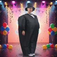 Costume de marié gonflable pour adulte, convient aux personnes de 1,5 à 2 m de taille. Idéal pour Noël, le cosplay, les fêtes, les spectacles sur scène et les soirées costumées.