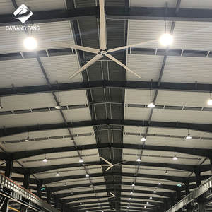 Ventilateur axial de plafond DAWANG FAN D16 16 pieds en alliage d'aluminium IP55, silencieux, étanche, HVLS, pour élevages bovins, économie d'énergie - Product Image 6