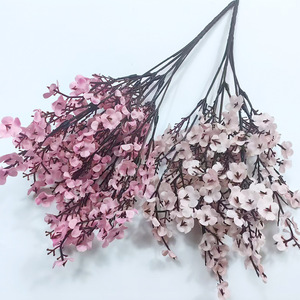 Flores Artificiales de Tela de Seda, Tipo Baby's Breath, 35 cm de Altura, Simulación Realista, para Decoración de Bodas y Hogar, Ramos - Product Image 2
