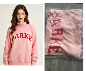 Nuovo Arrivo 2026 Felpa Lunga Oversize in Maglia Autunnale con Stampa Grafica Lettera PARKE, Pullover Casual Ampio - Product Image 6