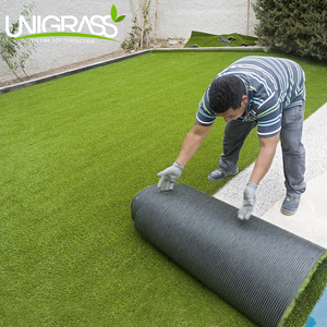Gazon artificiel paysager en gros pour l'extérieur, <span class=keywords><strong>pelouse</strong></span> synthétique pour jardin, cour, patio, aménagement paysager commercial - Product Image 1