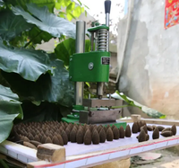 Machine d'encens en forme de cône à base de plantes inde manuelle à haut rendement/machine de fabrication d'encens à reflux arabe