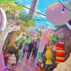 Maquette géante en résine <span class=keywords><strong>de</strong></span> bonbons, glaces, beignets et sucettes <span class=keywords><strong>pour</strong></span> vitrine <span class=keywords><strong>de</strong></span> magasin, décorations <span class=keywords><strong>de</strong></span> Noël - Product Image 3