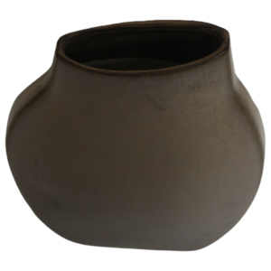 Vaso ovale moderno in ceramica, vaso decorativo per fiori, per soggiorno, decorazione da tavolo, decorazione per la casa - Product Image 5