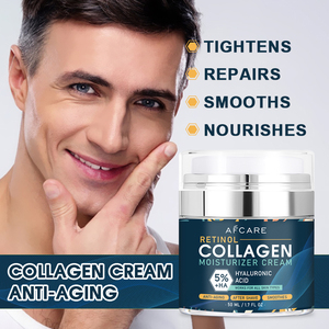 Crema Viso Riparatrice Sbiancante per Uomo Antietà e Antirughe con Retinolo e Collagene, Crema Viso Rassodante per Uomo - Product Image 6
