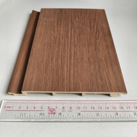 Panel de Revestimiento Exterior de Coextrusión ASA de 170 mm de Ancho, Láminas Decorativas de PVC para Techos, Tablero de WPC Plástico para Exteriores