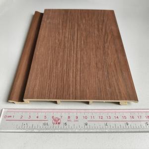 Panneaux muraux de revêtement extérieur en ASA co-extrudé de 170 mm de large, feuilles de toiture en PVC décoratives, panneaux en WPC plastique pour extérieur - Product Image 3