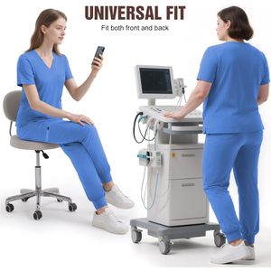 Scrub Top For Women V Neck 4 Pocket Premium Stretch Medical Uniform Hospital Workwear - Product Image 5