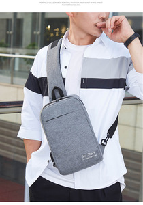 Wholesale Hiking Travel Sling <b>Shoulder</b> <b>Bag</b> Waterproof <b>Nylon</b> Sports Chest <b>Shoulder</b> <b>Bag</b> Unisex Custom Sling <b>Bags</b> - Product Image 5