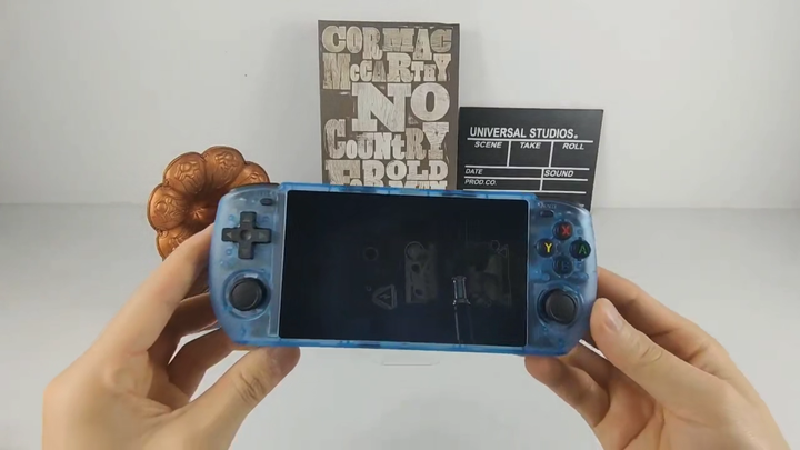 Powkiddy RGB10 Max3 クリアブルー Powkiddy RGB10 Max3 Retro Handheld Game Console | Mechdiy