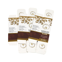 Elegant Gold Foil & <strong>Embossed</strong> Design - Premium White Cardstock Box for Luxury Branding & Gift Packaging