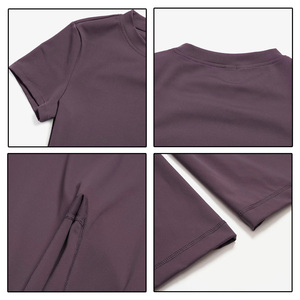 Set Sportivo da Donna Personalizzato, Traspirante, a Vita Alta, <span class=keywords><strong>per</strong></span> <span class=keywords><strong>Fitness</strong></span> e Corsa, Tinta Unita, Asciugatura Rapida, Pantaloni Yoga a Gamba Dritta, Abbigliamento Sportivo - Product Image 4