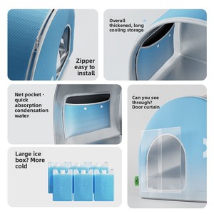 Nuevo nido iglú para gatos con aire acondicionado, Perrera de verano para mascotas para gatos y perros, artefacto de refrigeración para casa al por mayor transfronterizo - Product Image 4