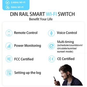 Aismartlink DIY 1P + N chuyển đổi thông minh, làm việc với Alexa và <span class=keywords><strong>Google</strong></span> trợ lý cho điều khiển bằng giọng nói - Product Image 3