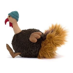 Peluche de Pavo Británico Leo, Muñeco de Peluche con Relleno de Algodón PP, 31-50 cm de Altura, Regalo de Navidad - Product Image 3