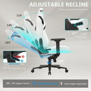 Top 5 des chaises de jeu E-Sports Elite Tilt Rocker Recliner Massage Sim Racing Seat Sillas <span class=keywords><strong>Gamer</strong></span> Pro <span class=keywords><strong>pour</strong></span> grands et grands joueurs Rose - Product Image 4
