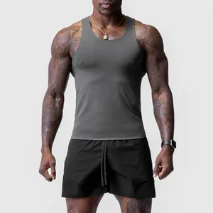 Logo personnalisé de haute qualité, sport, coupe musculaire, débardeurs unis, Gym, course, fitness, gilet pour hommes