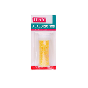 Ilan Abalorio Perline Gialle da 3 mm per Artigianato e Creazione di Gioielli - Product Image 1